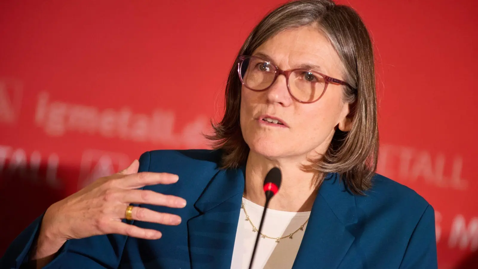 IG-Metall-Vorsitzende Christiane Benner (Foto: Georg Wendt/dpa)