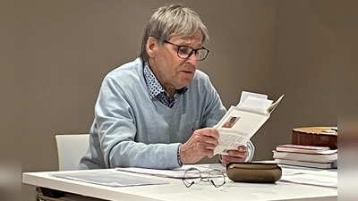 Las in Leutershausen: Ulrich Rach. (Foto: Hans Betscher)