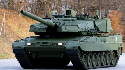 Ein Panzer „Made in Germany”: Der neue Leopard 2A8. (Archivbild) (Foto: Sven Hoppe/dpa)
