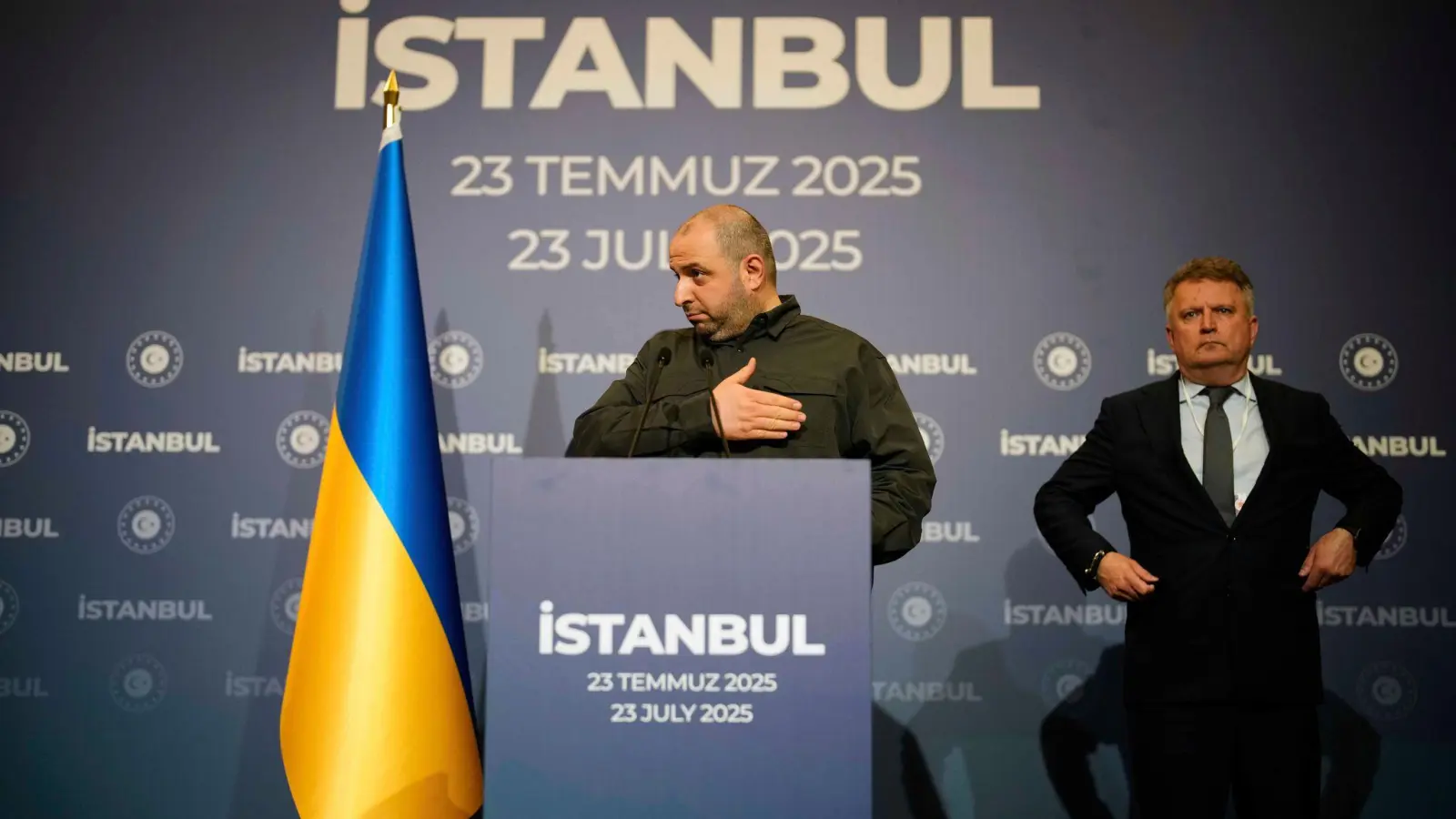 Umjerow führte ab Mai für die Ukraine Verhandlungen mit Russland und soll auch nun wieder einen Gefangenenaustausch vermitteln. (Archivbild) (Foto: Emrah Gurel/AP/dpa)