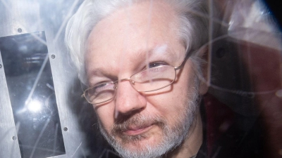 Wikileaks-Gründer Julian Assange droht die Auslieferung an die USA. (Foto: Dominic Lipinski/PA Wire/dpa)