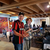 Boten launigen Konzertabend: die Musiker Alexander Cera Schmidt (links) und noah. (Foto: Tina Morgenstern)