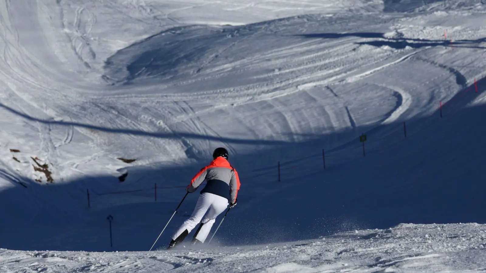 Am Fellhorn sollten Skifans künftig einen neuen Sessellift nutzen können. Nun wurde der Bau vorläufig gestoppt. (Archivbild) (Foto: Karl-Josef Hildenbrand/dpa)