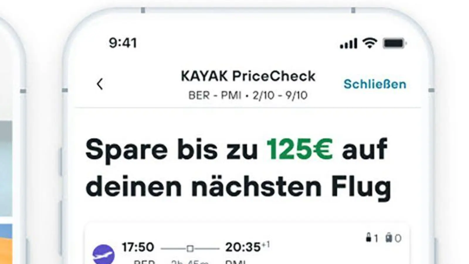 Mit dem KI-Tool „Preischeck“ können Nutzer in der Kayak-App schnell nach günstigeren Flugalternativen suchen. (Foto: KAYAK/KAYAK/dpa)