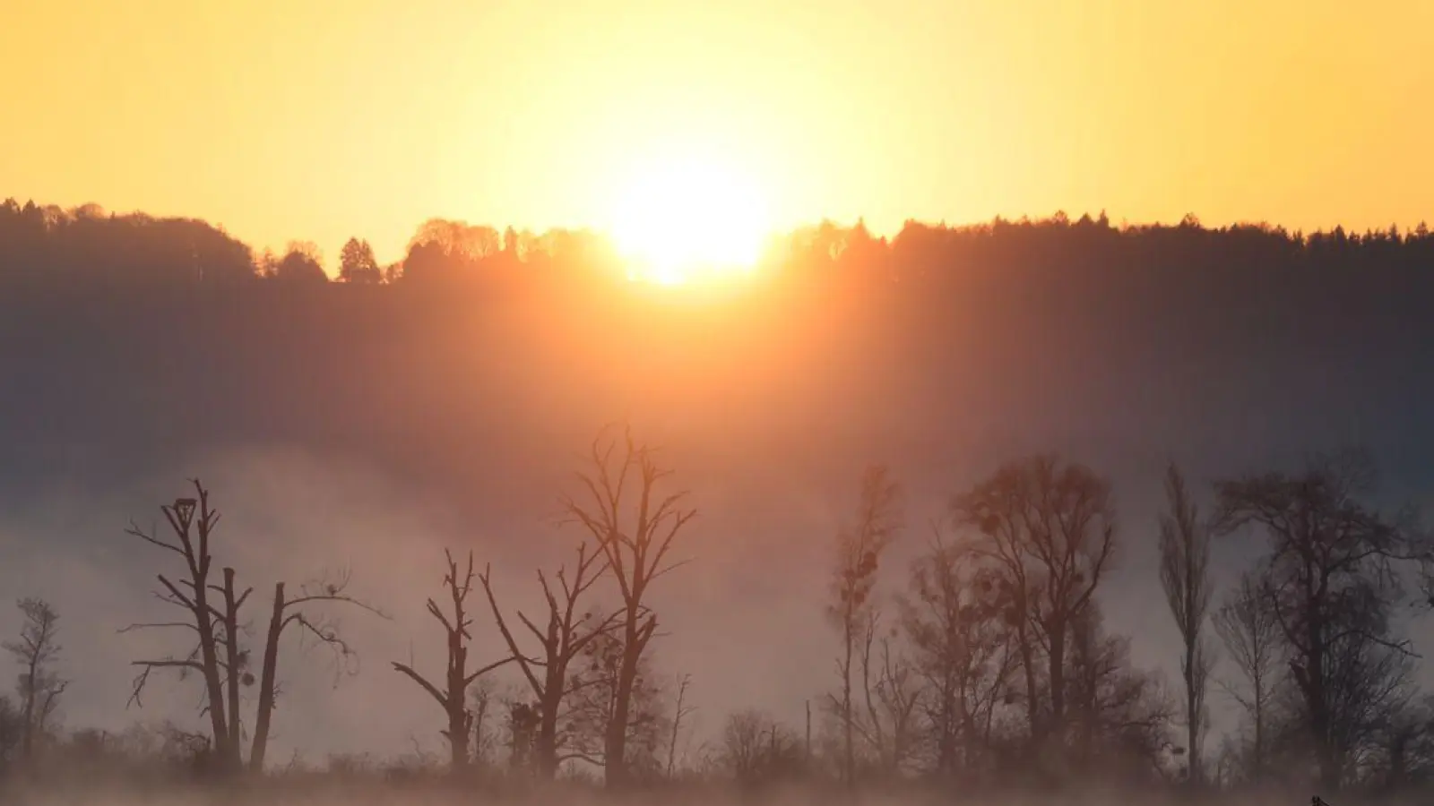 Der Tag startet teilweise sonnig. (Archivbild) (Foto: Karl-Josef Hildenbrand/dpa)