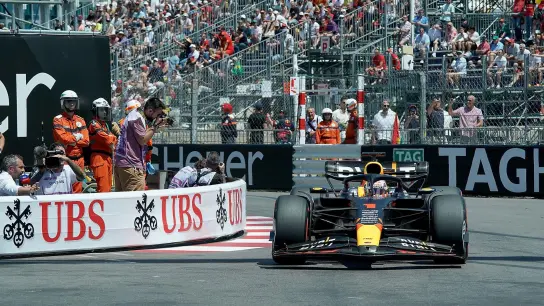 Max Verstappen hat sich in Monaco die Pole Position geholt. (Foto: Hasan Bratic/dpa)