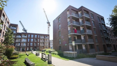 Neubau von Wohnungen in Hamburg: Jetzt soll mehr Tempo in den Bau. (Archivfoto) (Foto: Christian Charisius/dpa)
