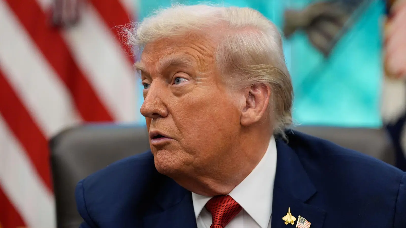 Trump droht der Hamas. (Foto: Alex Brandon/AP/dpa)