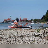 Viele Seen haben in Bayern niedrige Wasserstände. (Symbolbild)  (Foto: Karl-Josef Hildenbrand/dpa)