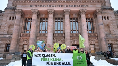 Die Deutsche Umwelthilfe hat die Klimaklage eingereicht.  (Foto: Jennifer Brückner/dpa)
