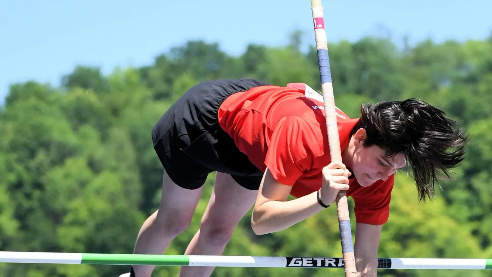Hoch hinaus: Emma Kilian vom TSV Ipsheim steht schon seit vier Jahren im im Landeskader. (Foto: Claus Habermann)