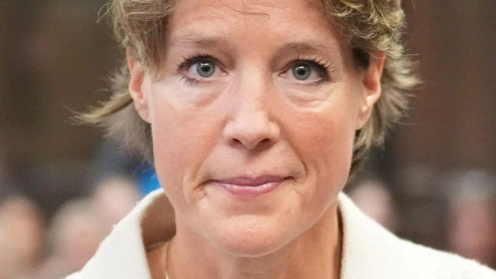 Christina Block ist in dem Prozess eine von sieben Angeklagten. (Foto: Marcus Brandt/dpa Pool/dpa)