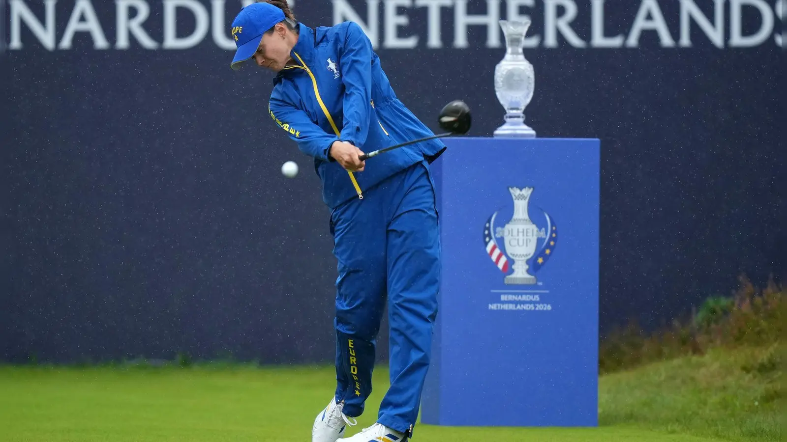 Esther Henseleit hat mit dem europäischen Team den Solheim Cup gewonnen. (Foto: Alastair Grant/AP/dpa)