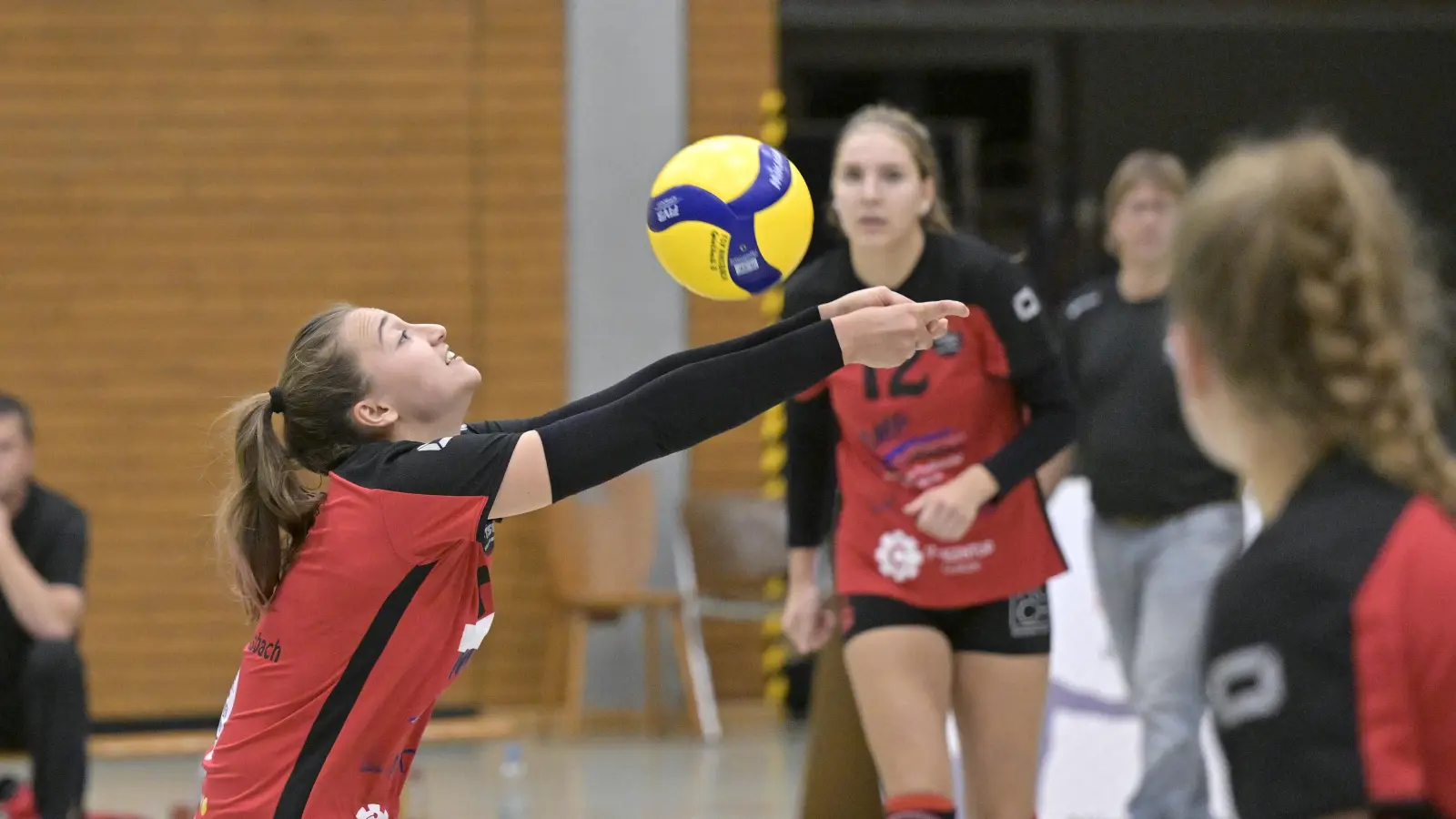 Volle Konzentration: Ansbachs Sophia Botsch. (Foto: Martin Rügner)