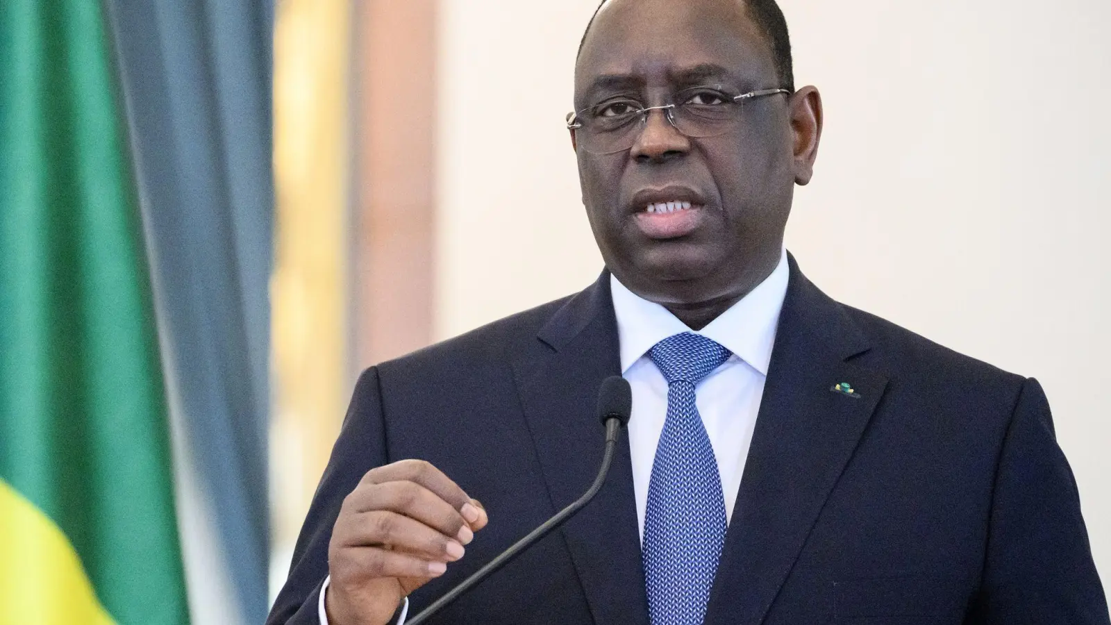 Senegals Präsident Macky Sall hat seine Regierung entlassen. (Foto: Bernd von Jutrczenka/dpa)