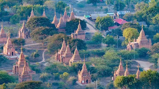 Die alte Königsstadt Bagan. Die Welterbestätte gilt als eine der wichtigsten Tempelanlagen in ganz Südostasien. (Foto: Brian Han/dpa)