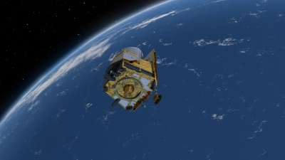 Ein computergeneriertes Bild des Weltraumteleskops „Euclid“. (Foto: ESA/PA Media/dpa)