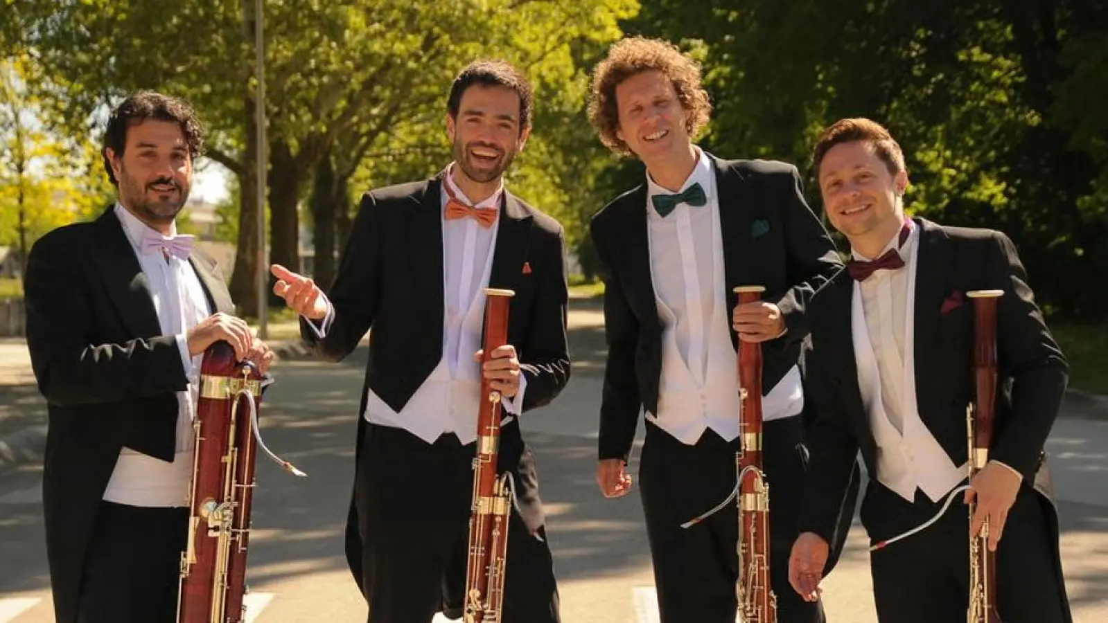 Das Quartett „Fagotti Parlandi” stellen das Fagott ins Rampenlicht. (Foto: Sophie Köstner)