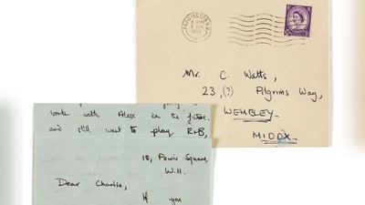 Dieser Brief soll bei Sotheby's unter den Hammer kommen. (Handout) (Foto: ---/Sotheby's/dpa)