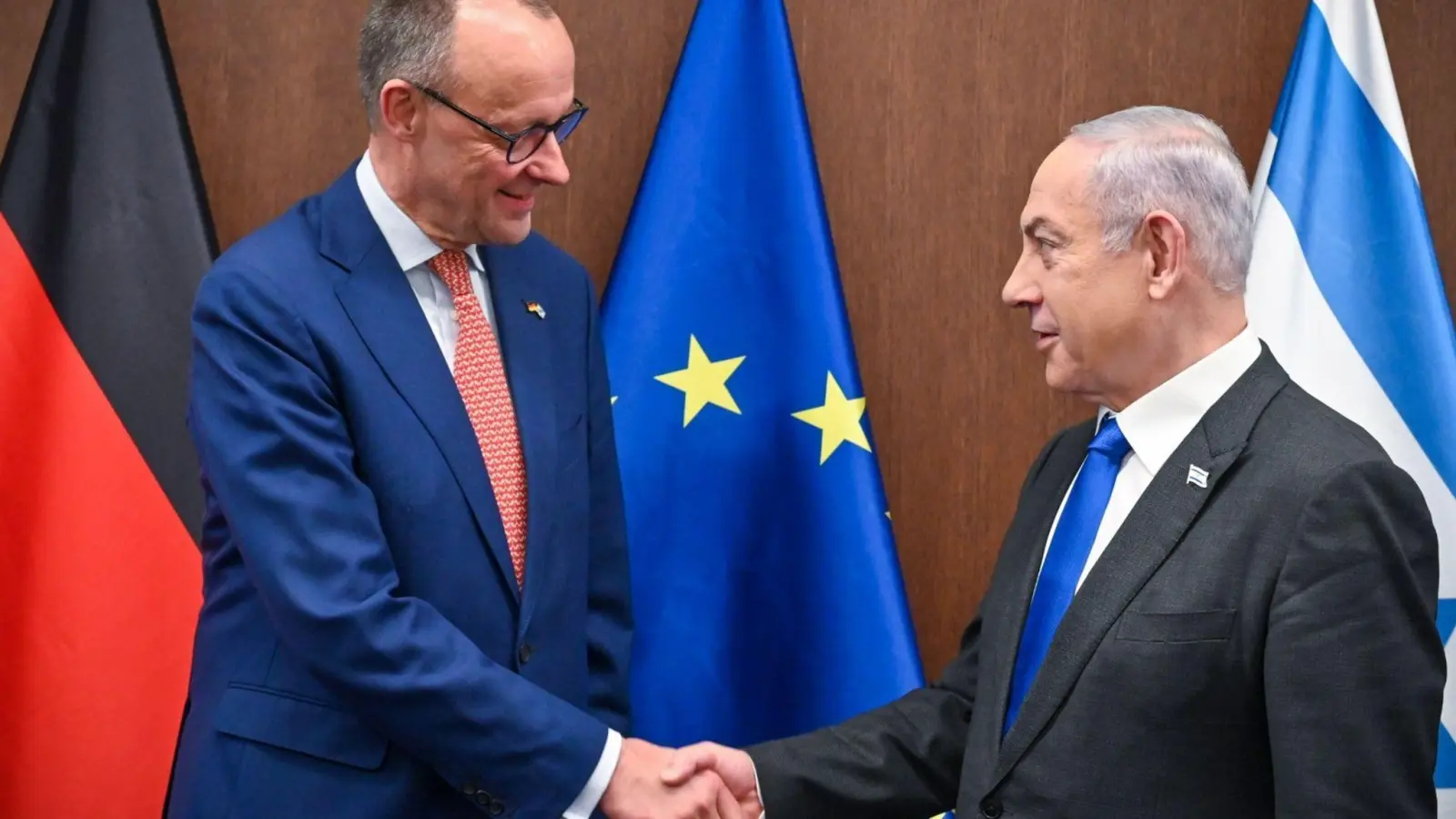 Es ist die erste Reise von Friedrich Merz als Bundeskanzler nach Israel (Archivbild). (Foto: Kobi Gideon/GPO/dpa)