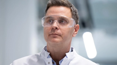 Roche-Geschäftsführer Thomas Schinecker. (Foto: Sven Hoppe/dpa Pool/dpa)