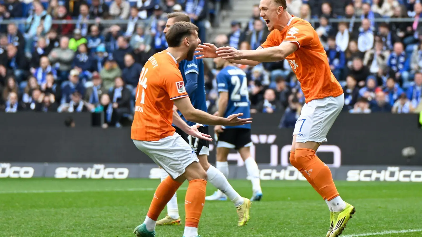 Da war Darmstadt noch Zweitliga-Tabellenführer. (Foto: Ulrich Hufnagel/dpa)