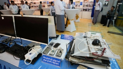 Migranten werden zu Online-Betrug gezwungen. (Archivbild) (Foto: Thein Zaw/AP/dpa)