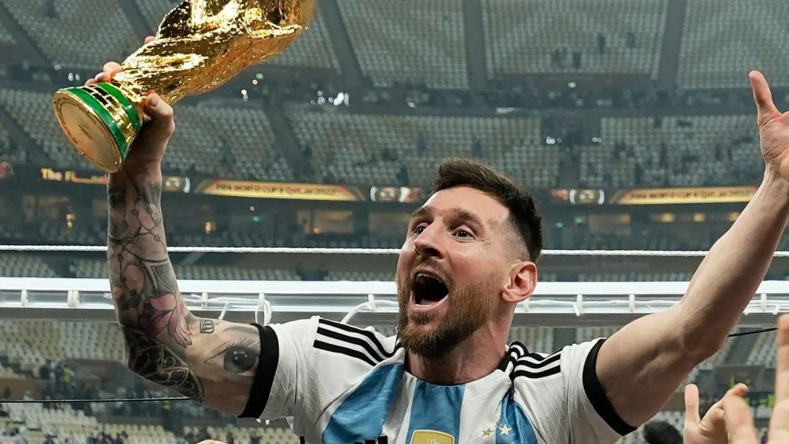 Der argentinische Weltmeister Lionel Messi wurde erneut Weltfußballer des Jahres. (Foto: Martin Meissner/AP)