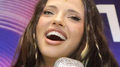 Die Gewinnerin des Eurovision Song Contest (ESC) 2026: Dara aus Bulgarien. (Archivbild) (Foto: Valentina Petrova/AP/dpa)