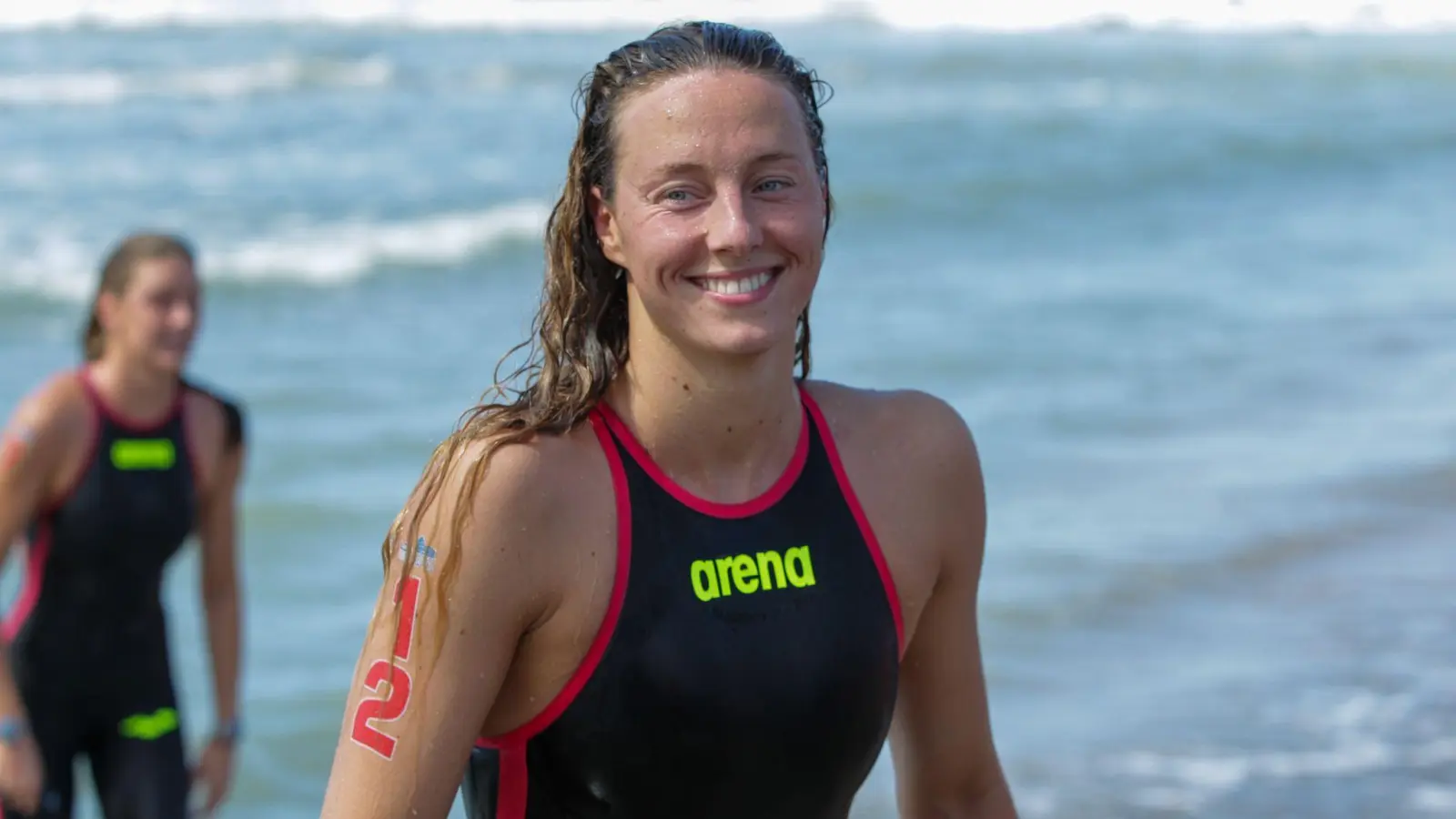 Freiwasserschwimmerin Leonie Beck hat EM-Gold über die 10 Kilometer gewonnen. (Foto: Luigi Mariani/LPS via ZUMA Press Wire/dpa)