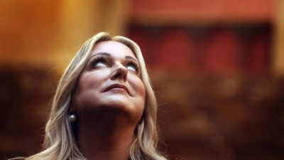 Katharina Wagner vor dem Festspiel-Start. (Foto: Karl-Josef Hildenbrand/dpa)