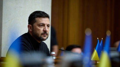 Selenskyj plädiert für neue Verhandlungen auf Führungsebene. (Archivbild) (Foto: Vadym Sarakhan/AP/dpa)