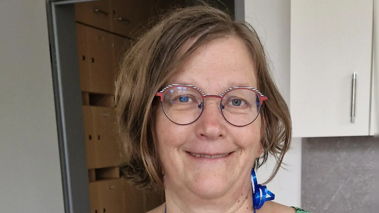 Adelheid Horneber wird als Prädikantin in der Kirchengemeinde Petersaurach eingeführt. (Selbstauslöser: Adelheid Horneber)