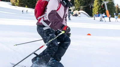 Damit die Bretter nicht an Gleitfähigkeit verlieren, sollte man sie mindestens an jedem zweiten Skitag wachsen. (Foto: Benjamin Nolte/dpa-tmn/dpa)
