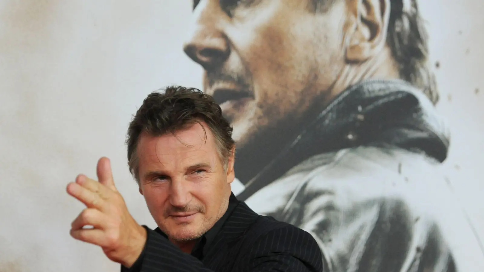 Liam Neeson 2021 bei der Deutschlandpremiere des Films „96 Hours“ in Berlin. (Foto: Britta Pedersen/dpa-Zentralbild/dpa)