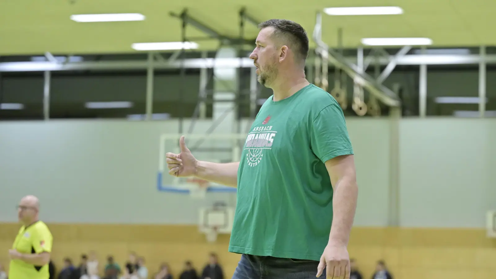 Ein Großer verläßt Ansbach: Nach acht erfolgreichen Jahren nimmt Trainer Martin Ides Abschied von den Piranhas. (Foto: Martin Rügner)