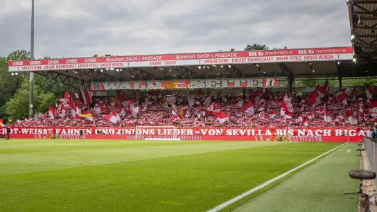 Der 1. FC Union Berlin plant einen Ausbau seines Stadions. (Foto: Andreas Gora/dpa)