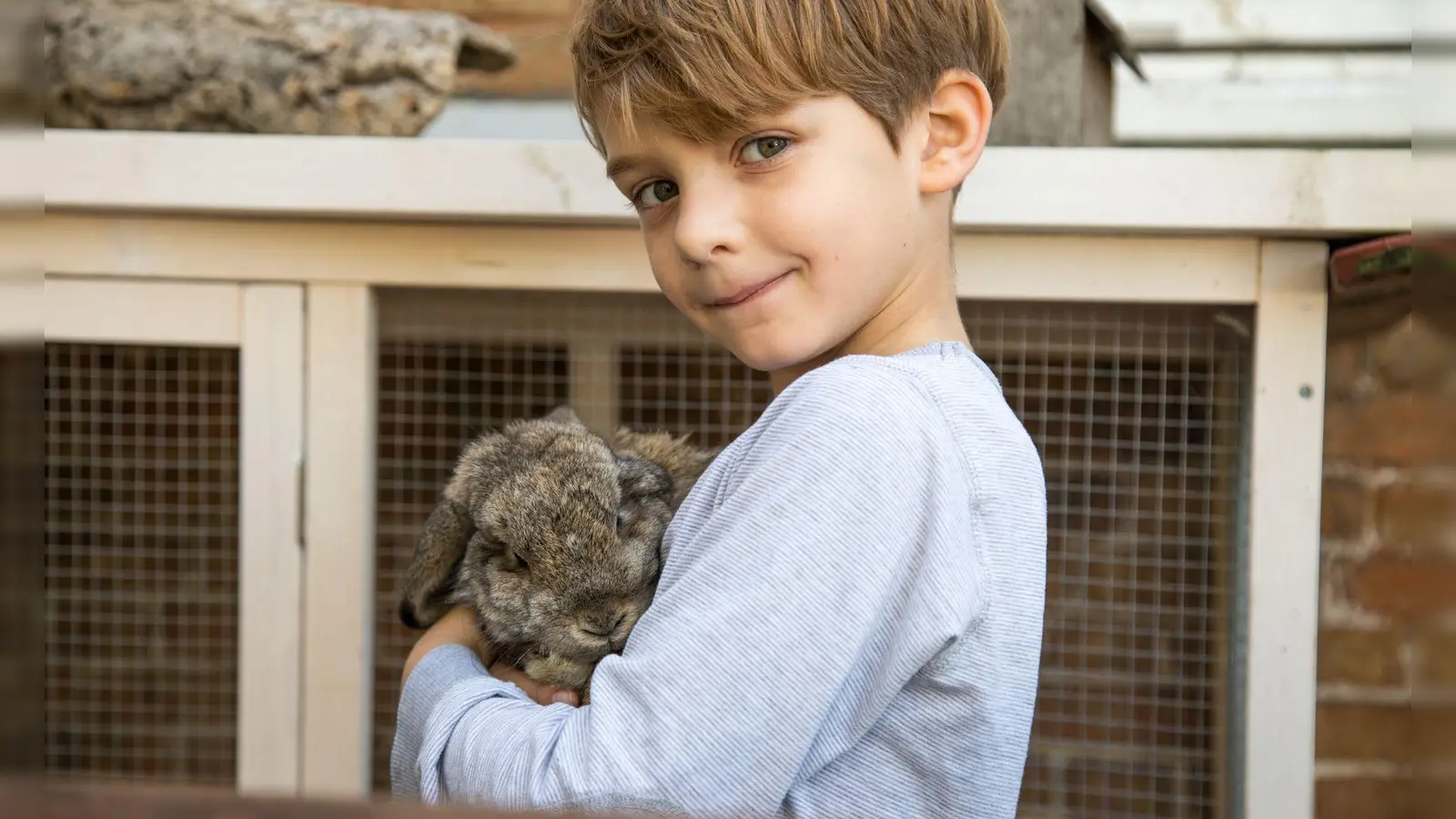 Haustiere sind keine Kuscheltiere und sollten Kindern nur unter Aufsicht nahekommen. (Foto: Christin Klose/dpa-tmn)