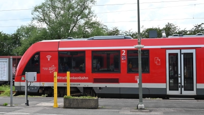 Der Zug zwischen Steinach und Rothenburg fällt am Dienstagvormittag aus. (Symbolbild: Manfred Blendinger)