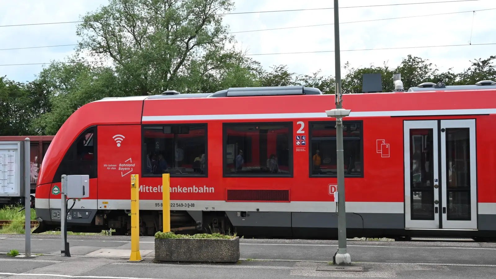 Der Zug zwischen Steinach und Rothenburg fällt am Dienstagvormittag aus. (Symbolbild: Manfred Blendinger)