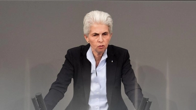 FDP-Verteidigungspolitikerin Marie-Agnes Strack-Zimmermann kritisiert das Vorgehen des Kanzlers. (Foto: Michael Kappeler/dpa)