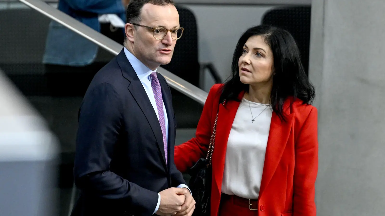 Unionsfraktionschef Spahn und Wirtschaftsministerin Reiche wollen die Konjunktur in Gang bringen (Archivbild) (Foto: Britta Pedersen/dpa)