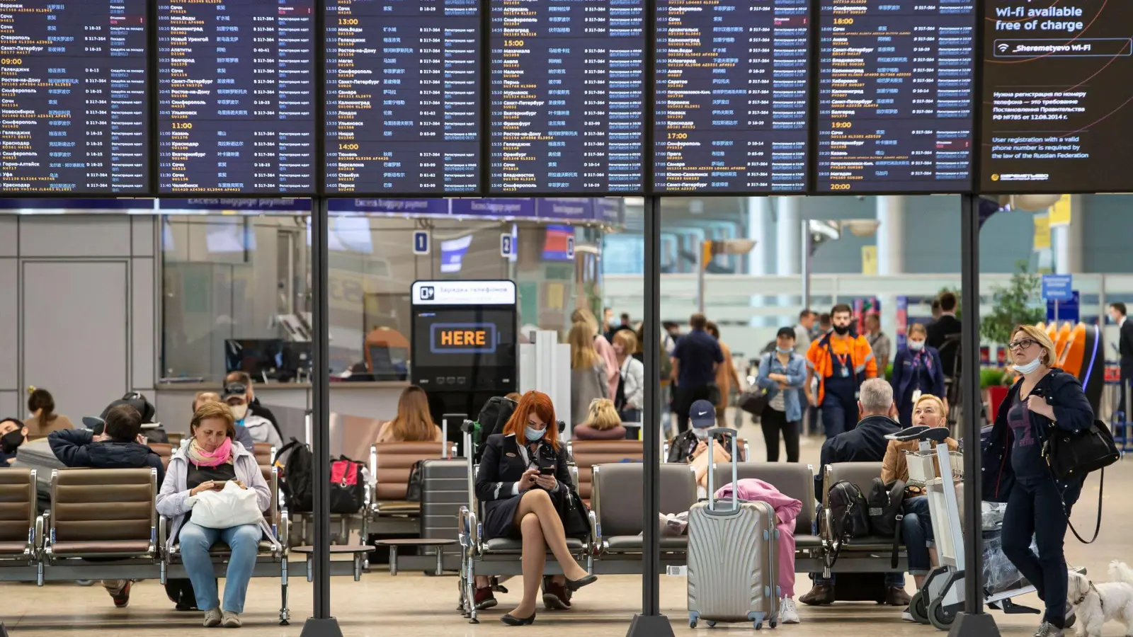 Scheremetjewo ist der größte Flughafen Russlands. (Archivbild) (Foto: Alexander Zemlianichenko Jr/XinHua/dpa)