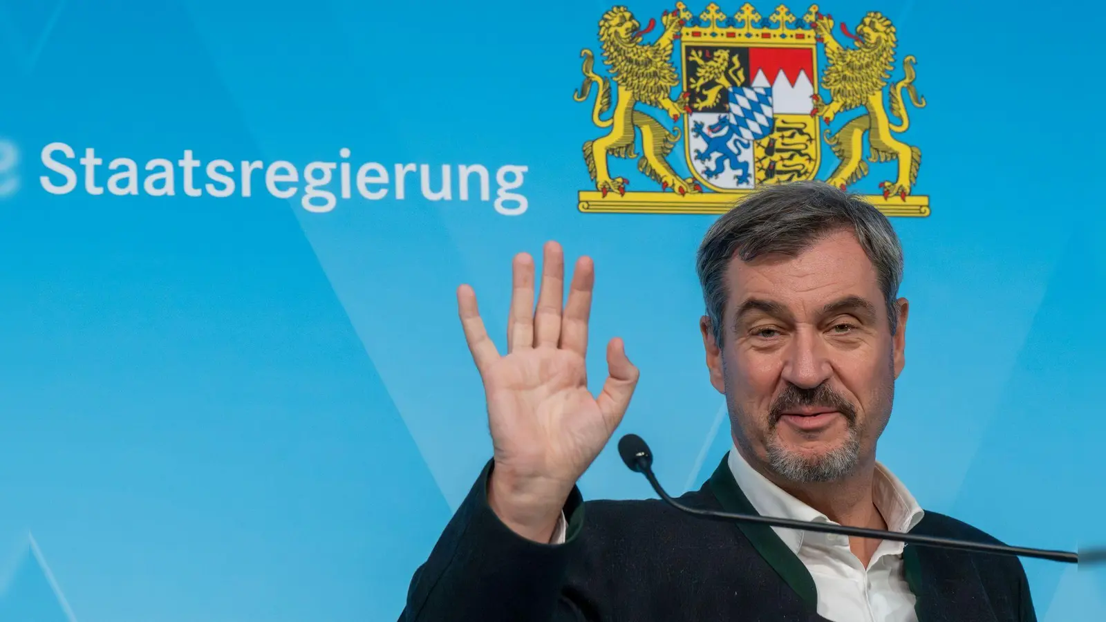 Bayerns Ministerpräsident Söder reist nach Helgoland. (Archivbild) (Foto: Peter Kneffel/dpa)