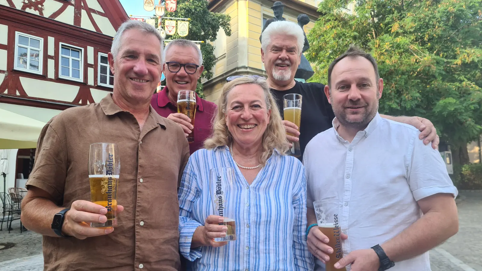 Ottmar Stender, Norbert Eichhorn, Sabine Detsch, Uwe Kirchberger, Bernt Andrae. (v.l.) (Foto: Anna Franck)