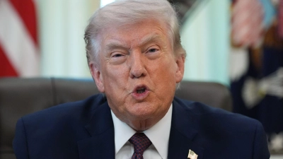 Stellt ein Ende der US-Angriffe im Iran in wenigen Wochen in Aussicht - US-Präsident Trump.  (Foto: Alex Brandon/AP/dpa)