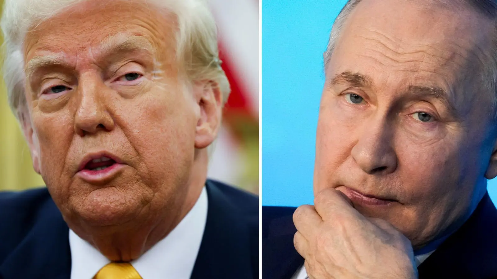 Donald Trump und Wladimir Putin wollen sich in Alaska treffen. (Archivbild) (Foto: Pavel Bednyakov/AP/AP/dpa)