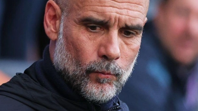 Pep Guardiola will Man City laut Medienberichten nach dieser Saison verlassen. (Foto: Ian Walton/AP/dpa)