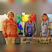 Wollen mit der Galerie Kunstquartier Ansbach einen Begegnungsort schaffen (von links): Claudia Geißler-Kraft, Peter Schuhbauer und Ursula Pendelin. (Foto: Elke Walter)