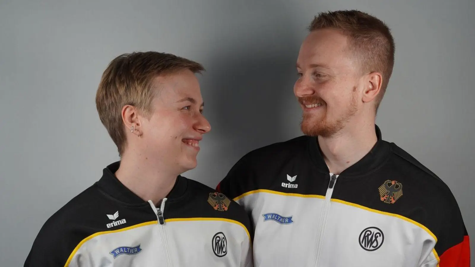 Gut gelaunt: Hanna und Daniel Bühlmeyer. (Foto: Deutscher Schützenbund)